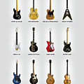 Guitar Icons No2 Photograph by Mark Rogan Guitar Icons No2 Photograph by Mark Rogan
