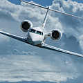 Gulfstream V Corporate Jet Mixed Media by Erik Simonsen Gulfstream V Corporate Jet Mixed Media by Erik Simonsen