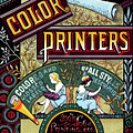 Art Print Victorian Ad Boston Color Typography  by Gary Roberts