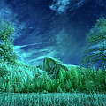 Half Dome Colored Infrared Photograph by Romeo Victor Half Dome Colored Infrared Photograph by Romeo Victor