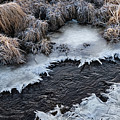 Half Frozen Creek Photograph by Karen Rispin Half Frozen Creek Photograph by Karen Rispin