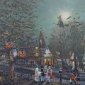 Halloween on Edward Street by Tom Shropshire