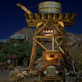 Hamms Beer Water Tower with Background by Donald Tredinnick