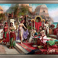 Hanging Gardens of Babylon by H. Waldeck Painting by Rolando Burbon Hanging Gardens of Babylon by H. Waldeck Painting by Rolando Burbon