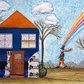 Happy little house Painting by Graciela Bello Happy little house Painting by Graciela Bello
