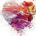 Happy Valentines's Day Mixed Media by Moira Law Happy Valentines's Day Mixed Media by Moira Law