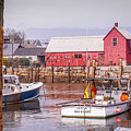 Harbor Icons Motif 1 and the Working Boats of Rockport by Jeff Folger