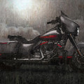 Harley-Davidson STREET GLIDE grey Motorcycles by Vart Painting by Vart Harley-Davidson STREET GLIDE grey Motorcycles by Vart Painting by Vart