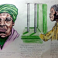 Harriet Tubman and Nelson Mandela Drawing by Joedee Harriet Tubman and Nelson Mandela Drawing by Joedee