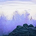 Hawaiian Surf And Sails Photograph by David Desautel Hawaiian Surf And Sails Photograph by David Desautel