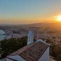 Hermitage And Views Of Blanes At Sunset, Costa Brava, Spain by Vicen Photography Hermitage And Views Of Blanes At Sunset, Costa Brava, Spain by Vicen Photography