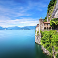 Hermitage of Santa Caterina del Sasso. Lake Maggiore Photograph by Stefano Orazzini Hermitage of Santa Caterina del Sasso. Lake Maggiore Photograph by Stefano Orazzini