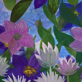 Hidden Flowers Mixed Media by Lisa Neuman Hidden Flowers Mixed Media by Lisa Neuman