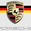High Res Quality Porsche Logo - Hood Emblem Made in Germany Photograph by Stefano Senise