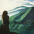 High Rock Painting by Pamela Schwartz High Rock Painting by Pamela Schwartz