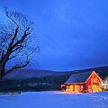 Hill Farm Restaurant Vermont Green Mountains by Juergen Roth