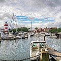 Hilton Head Island South Carolina Harbour Town Lighthouse Panoramic  Photograph by Dave Morgan