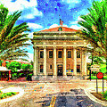 Hippodrome State Theatre in Gainesville, Florida - digital painting Digital Art by Nicko Prints