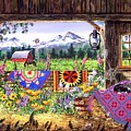 Hole in the Barn Door Painting by Diane Phalen Hole in the Barn Door Painting by Diane Phalen