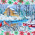 Holiday Cheer Painting by Diane Phalen Holiday Cheer Painting by Diane Phalen