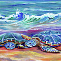 Honu Hugs and Love - Long by Marionette Taboniar