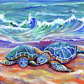 Honu Hugs and Love by Marionette Taboniar
