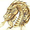 Horned Dragon by Danette Smith Horned Dragon by Danette Smith