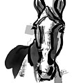 Horse portret Painting by Go Van Kampen Horse portret Painting by Go Van Kampen