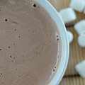 Hot chocolate and marshmallows by Sue Morris