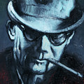 Hunter S Thompson Painting by Sv Bell Hunter S Thompson Painting by Sv Bell