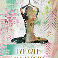 I am calm and at peace Mixed Media by Claudia Schoen I am calm and at peace Mixed Media by Claudia Schoen