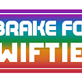 I Brake For Swifties Retro by Kirania Finest