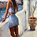 Ibiza Painting by Ashlee Trcka Ibiza Painting by Ashlee Trcka