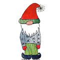 Ice Skating Gnome Mixed Media by Lisa Neuman Ice Skating Gnome Mixed Media by Lisa Neuman