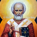 icon of St Nicholas the Wonderworker by Natalja Picugina icon of St Nicholas the Wonderworker by Natalja Picugina