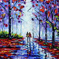 Icy Autumn Painting by Mirek Kuzniar Icy Autumn Painting by Mirek Kuzniar