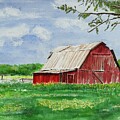 Idyllic Old Barn by Claudette Carlton