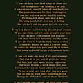 If - Rudyard Kipling - Minimal Typographic Print - Black Mixed Media by Studio Grafiikka If - Rudyard Kipling - Minimal Typographic Print - Black Mixed Media by Studio Grafiikka
