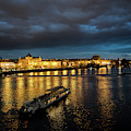 Illuminated Moldova River With Ship And Buildings In The Night In Prague In The Czech Republic Photograph by Andreas Berthold Illuminated Moldova River With Ship And Buildings In The Night In Prague In The Czech Republic Photograph by Andreas Berthold