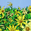 In Northfork Gardens Painting by Mike Stanko In Northfork Gardens Painting by Mike Stanko