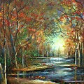 Indian Summer Painting by Michael Lang Indian Summer Painting by Michael Lang