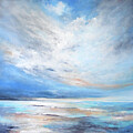 Infinite Sea Coastal Art by Jai Johnson