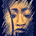 Intensity Drawing by Angie ONeal Intensity Drawing by Angie ONeal