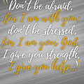 Isaiah 41 Don't Be Afraid by Terrell Pearson Isaiah 41 Don't Be Afraid by Terrell Pearson