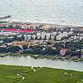 Isle of Palms South Carolina Aerial View Photograph by David Oppenheimer
