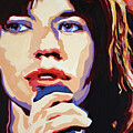 It Seemed About A Hundred Years Ago But Time Is On My Side - Legendary Mick Jagger  by Tanya Filichkin