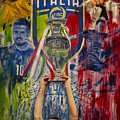 Italy Euro Cup 2020 Champions Painting by David Arrigo Italy Euro Cup 2020 Champions Painting by David Arrigo