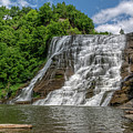 Ithaca Falls In New York by Jim Vallee