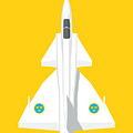 J37 Viggen Jet Aircraft - Yellow by Organic Synthesis J37 Viggen Jet Aircraft - Yellow by Organic Synthesis