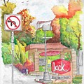 Jack in the Box in Laguna Beach, California Painting by Carlos G Groppa Jack in the Box in Laguna Beach, California Painting by Carlos G Groppa